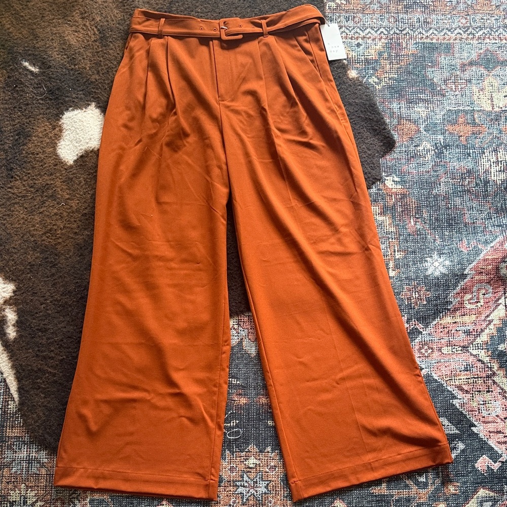 a new day Rust Wide-Leg Pants